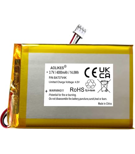 Amazon.com: XINLANTECH 5000mAh 3.7v 14.8Wh Rechargeable Battery